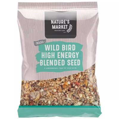 Natures Market Wild Bird Food High Energy Seed Blended Mix 900g BFWF01