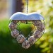 Natures Market Heart Fat Ball Suet Ball Bird Feeder BFLOVE2