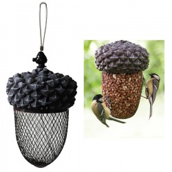 Natures Market Wild Bird ACORN Food Nut & Large Seed Feeder BFACORN