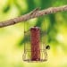 Natures Market Squirrel Guard Nut Peanut Bird Food Feeder Red BF007