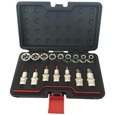 Newsome Tools Male Female Torx Bit Finesse Socket Set 1/2 inch TXS16