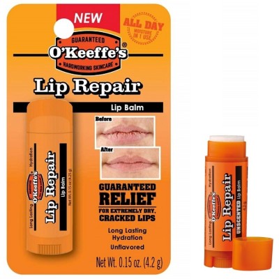 OKeeffes Lip Repair and Protect Lip Balm Unscented 7544001