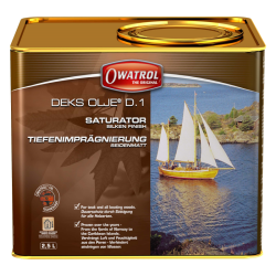 Owatrol D1 D1-2.5 DEKS OLJE Wood and Decking Matt Oil Saturator 2.5 Litre