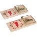 Pest Police Wooden Mouse Traps 4 Pack O311873