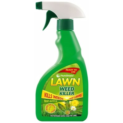 PestShield Lawn Weed Killer Weedkiller Spray 500ml PS0043