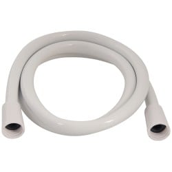 Plumbob Shower Head Easy Clean White Smooth PVC Shower Hose 934261