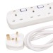 Power Master Electric Switched Extension Lead Cable 6 Socket 2m 379955