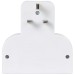 Powermaster Twin Electric Socket Plug Adaptor and USB Charger 819066