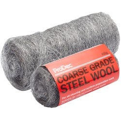 Prodec Steel Wool Coarse Grade 400g Roll Decorating Cleaning Polishing 3WW Prodec Steel Wool Coarse Grade 400g Roll Decorating Cleaning Polishing 3WW