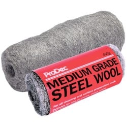 Prodec Steel Wool Medium Grade 400g Roll Decorating Cleaning Polishing 1WW Prodec Steel Wool Medium Grade 400g Roll Decorating Cleaning Polishing 1WW