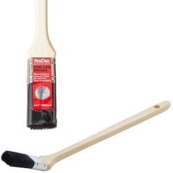 ProDec 1.5" Dog Leg Angled Long Handle Reach Paint Brush 38mm PDLB38