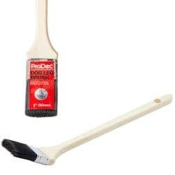 ProDec 2" Dog Leg Angled Long Handle Reach Paint Brush 50mm PDLB50