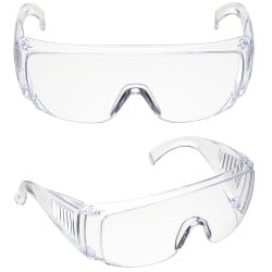 Blackrock Over Spectacles Clear Safety Goggles Work Glasses 4110100