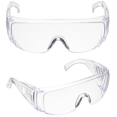 Blackrock Over Spectacles Clear Safety Goggles Work Glasses 4110100