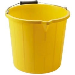 Prodec Heavy Duty Yellow Builders Bucket YB 14 Litre 
