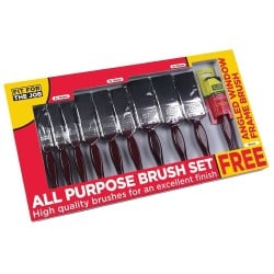 FFTJ All Purpose Frame & Paint Brush Set FFJBSXP