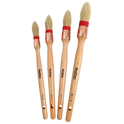 Prodec Windsor Sash Paint Brush 4pc Set 15mm to 25mm PWINSB4P