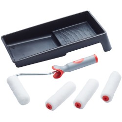 ProDec Advance Ice Fusion 4" Mini Fused Fibre Paint Roller 6pc Set ARRT021