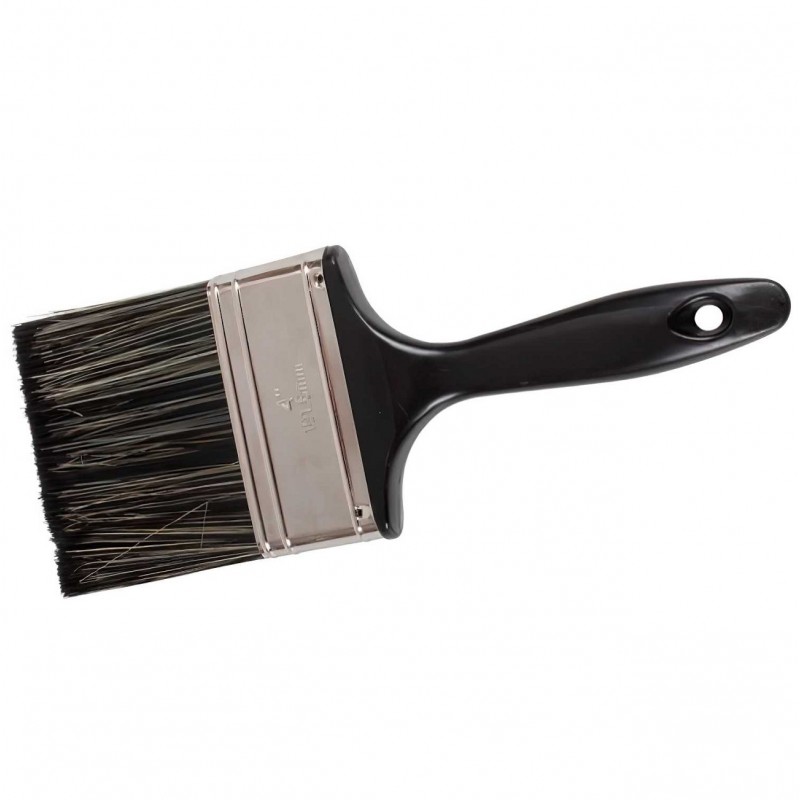 PBWD001 100mm Painters Woodwork Paint Brush ProDec Flat Shed & Fence 4" Inch 