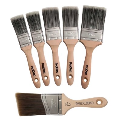 Prodec Premier Trade Paint Brush 6pc Set inc Cutting in Brush PBPT049