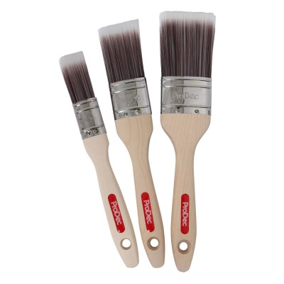 Prodec Premier Oval Superior Finish 3pc Paint Brush Set PBPT055