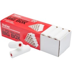 Prodec High Density Foam Mini 4 inch Gloss Paint Roller Sleeve Box of 20 PRRE058