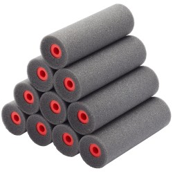 Prodec Concave Smooth Finish High Density 4" Foam Roller Sleeve 10pk  PRRE070