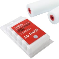 Prodec High Density Foam Mini 4 inch Paint Roller Sleeve 10pk PRRE036