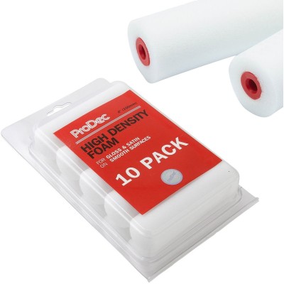 Prodec High Density Foam Mini 4 inch Paint Roller Sleeve 10pk PRRE036