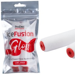 Prodec Ice Fusion GLOSS Lint Free 4 inch Mini Short Pile Roller sleeve 2pk ARRE042