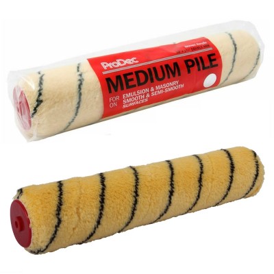 Prodec PRRE027 Tiger Medium Pile 12 inch Emulsion Masonry Paint Roller Sleeve