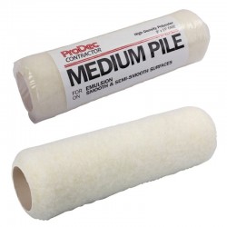 Prodec PRRE007 Medium Pile Emulsion 9 inch Polyester Paint Roller Sleeve 