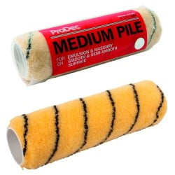 Prodec PRRE003 Tiger Medium Pile 9 inch Emulsion Paint Roller Sleeve