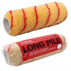 Prodec PRRE004 Tiger Long Pile 9 inch Emulsion Masonry Paint Roller Sleeve