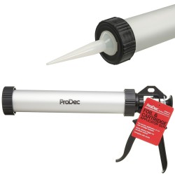 Prodec Foil & Cartridge 400ml Sealant Barrel Caulking Gun PLDT011