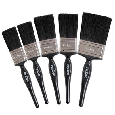 Prodec Trade Pro 5pc Decorators Paint Brush Set PBPT029