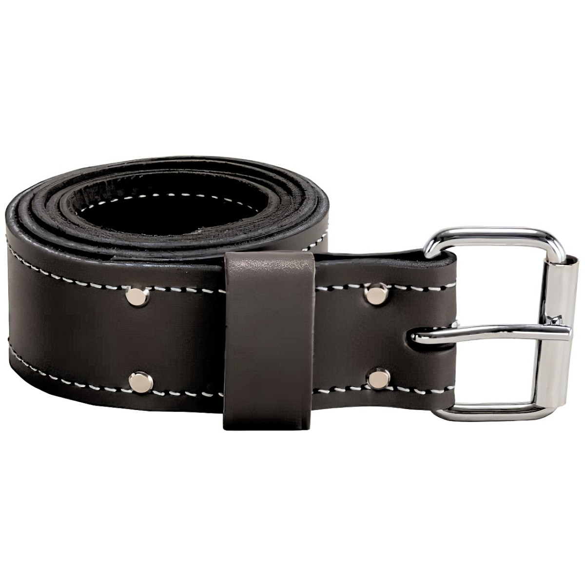 Black Leather Heavy Duty Work Belts Leather Best Heavy Duty Work - Main Image