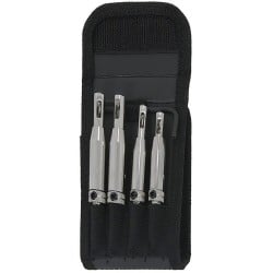 PTI Door Hinge Guide Drill Bit Professional 4pc Set PTI0148
