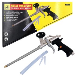 PTI PTI0371 Expanding Foam Applicator Metal Gun and Nozzles