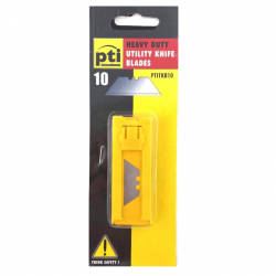 PTI Heavy Duty Utility Knife Blade 10pk Dispenser PTITKB10