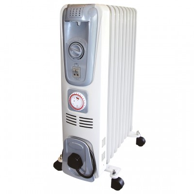 Rhino Oil Filled Economical Radiator 3 Heat Settings Heater H02241