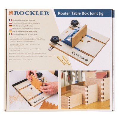 Rockler Router or table Saw Wooden Table Box Joint Jig 422866
