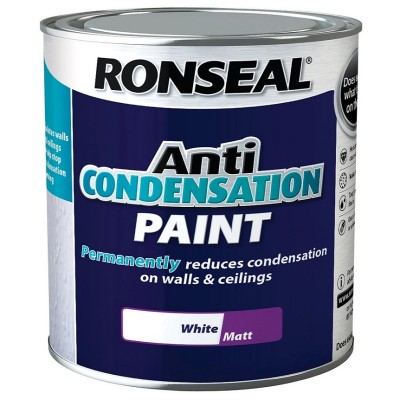 Ronseal Anti Condensation Paint White Matt 2.5 litre 37475