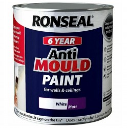 Ronseal Anti Mould 6 Year Paint White Matt 2.5L 36624