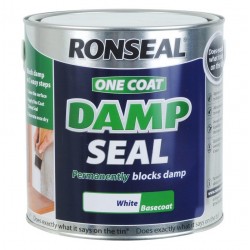 Ronseal One Coat Damp Seal White Paint 2.5 Litre 36958