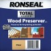 Ronseal Total Clear Wood Preserver Rot Fungi Woodworm 5 Litre 37658