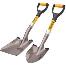 Roughneck Bulk Square and Round Micro Shovel Twin Pack XMS25SHOVEL Roughneck Bulk Square and Round Micro Shovel Twin Pack XMS25SHOVEL