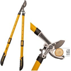 Roughneck XT PRO Heavy Duty TELESCOPIC Garden Bypass Lopper Lopping Shears 66-868 T