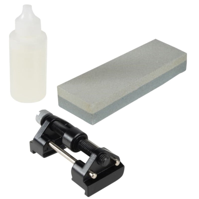 Roughneck 30-190 Honing Guide Wood Chisel Plane Sharpening Stone Kit  ROU30190