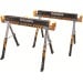 Roughneck Colt 35-602 Folding Steel Sawhorse Twin Pack XMS25HORSE